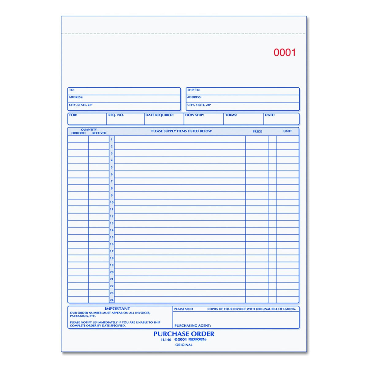 Rediform Office Products, Blue-gray;white