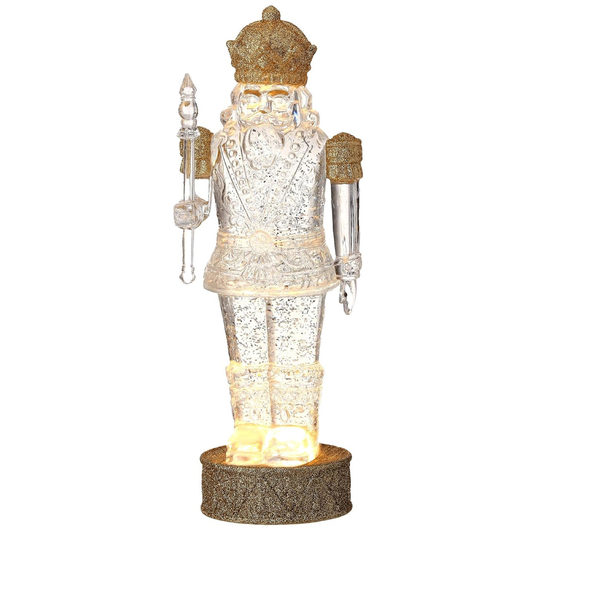 Regency International Figurine, 13-inch, Clear Gold