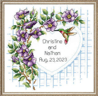Design Works Crafts Janlynn 013-0347 Garden Trellis Cross Stitch, White