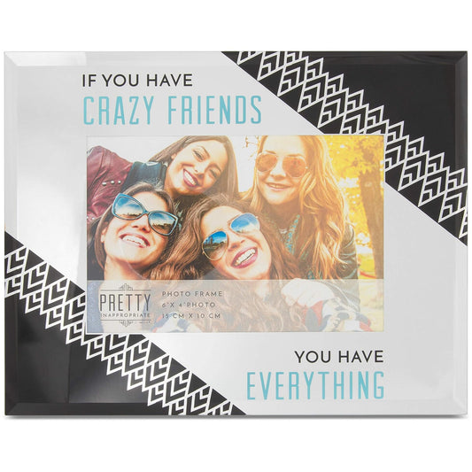 Pavilion Gift Company Picture Frame, 9" x 7", Crazy Friends