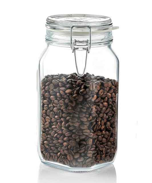 Bormioli Rocco Fido Glass Canning Jar Italian - 1.5 Liter