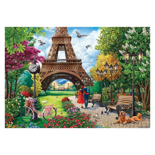 Anatolian Puzzles, 13x19 inches, Spring in Paris