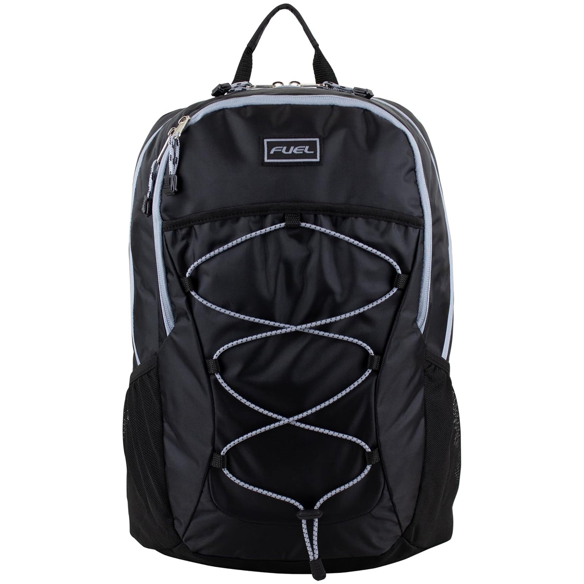 FUEL Backpack, 18.5" x 13.5" x 5.75", Black W/ Grey