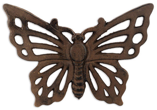 Sunset Vista Designs Garden Cast Iron Stepping Stone - Butterfly