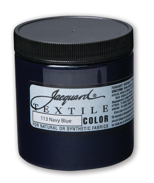 Jacquard Textile Paint 8 Oz Navy Blue