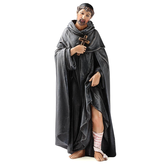Roman Religious Gifts St. Saint Peregrine Statue Patron of Cancer Protector Hand Painted Christian 6 Inch