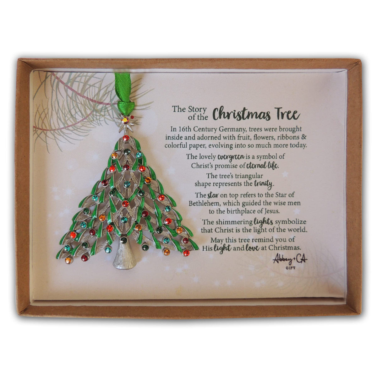 Cathedral Art Hanging Ornament, 2.75x3.25, Multi Color