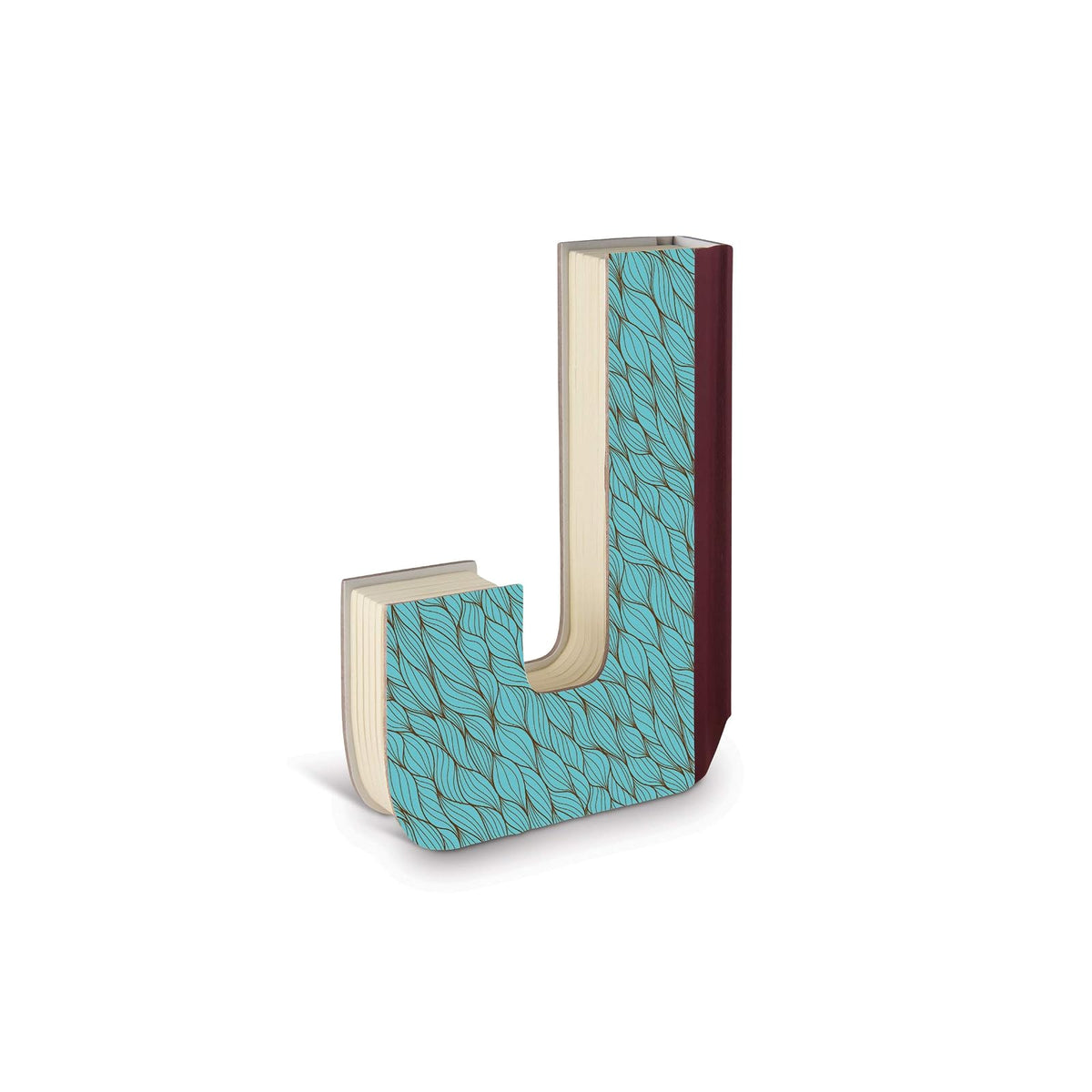 IF Blank Book, letter j, Gold/Ivory