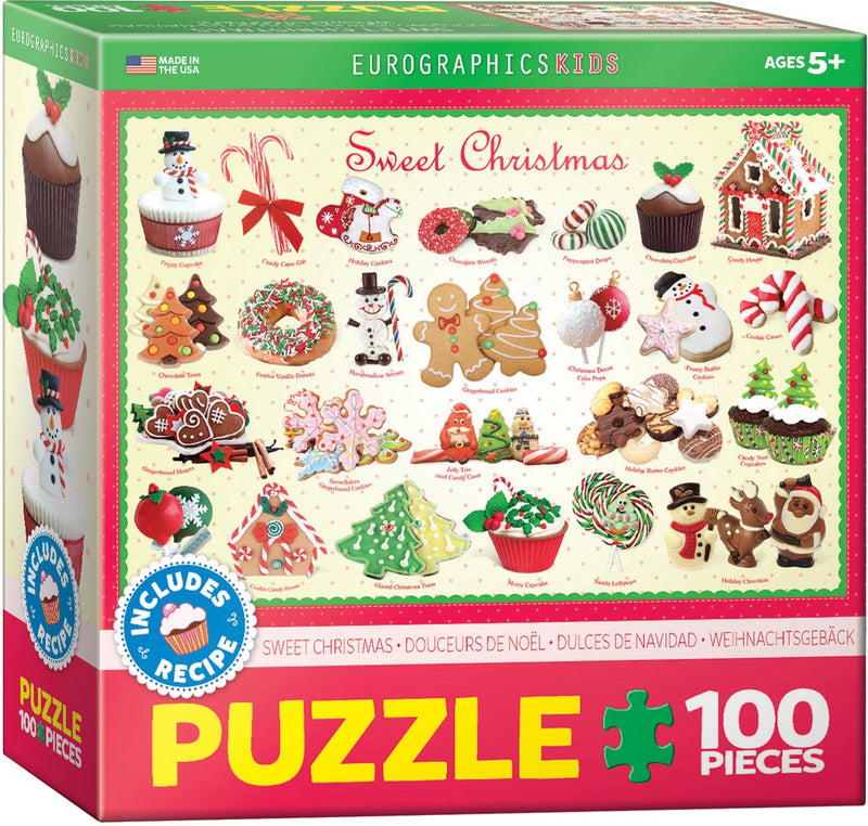 Sweet Christmas Puzzle, 100-Piece