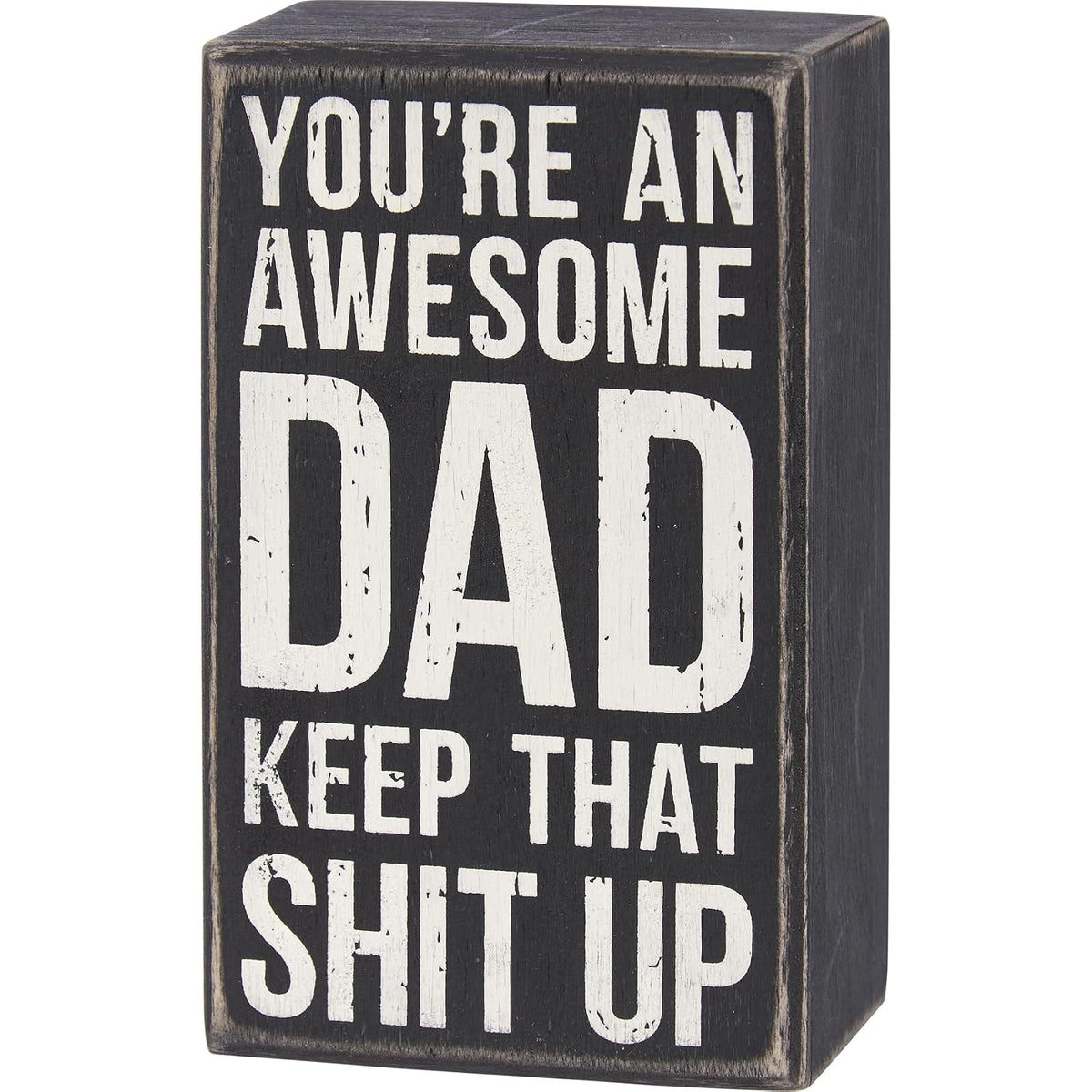 Primitives by Kathy Decorative Signage, Black, Classic