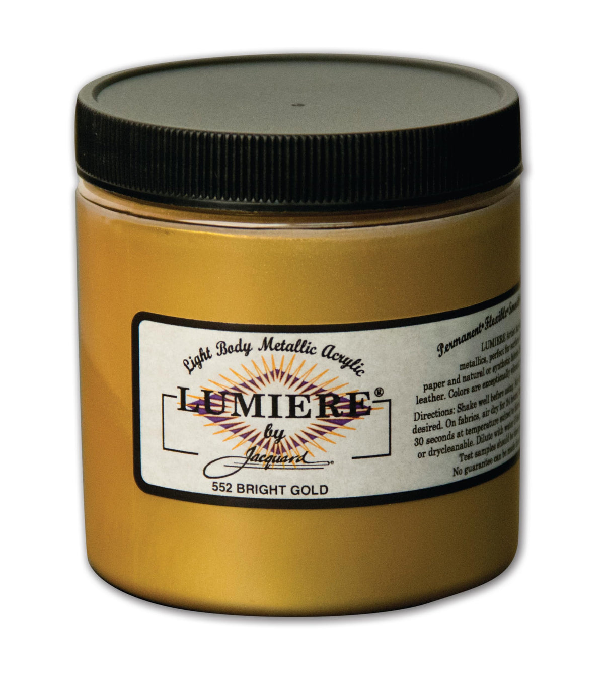 Jacquard Paint, 8 Fl Oz (Pack of 1), Bright Gold