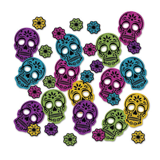 Beistle Day of The Dead Deluxe Sparkle Confetti (1/2 oz)