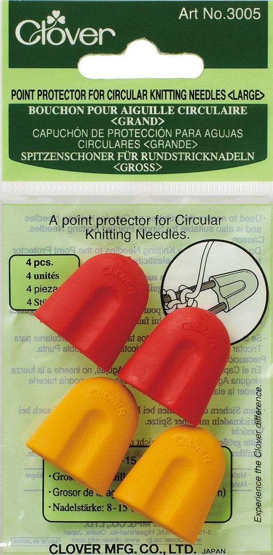 Clover 3005 Point Protectors for Circular Knitting Needles Large