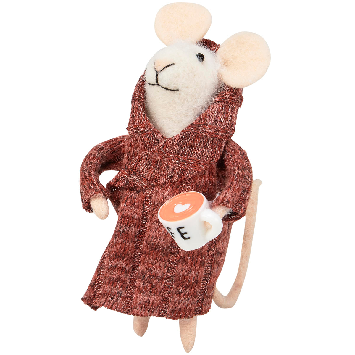 Primitives by Kathy Figurine, 2.25" x 4.75" x 2.75", Houserobe Mouse