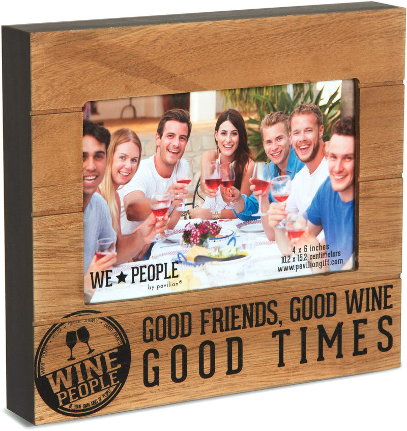 Pavilion Gift Company 67220 We People Wine People Frame, 7-1/2 x 6-3/4"