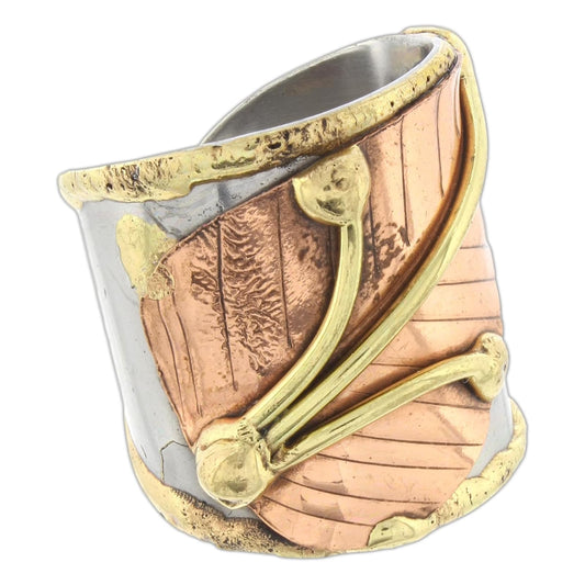 Anju Ring, Stainless Steel, Wrap