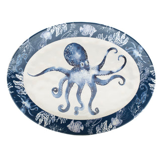 Certified International Dishware Plate, Large, Blue