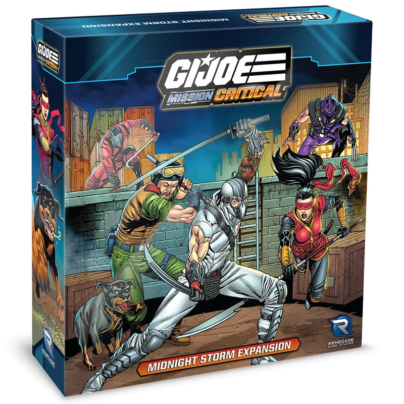 G.I. Joe Mission Critical: Midnight Storm Expansion - RPG Cooperative Miniatures Boardgame, New Heroes, Boss & More, Ages 14+, 2-5 Players
