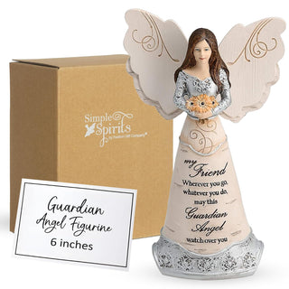 Pavilion Gift Company Elements Friend Guardian Angel Figurine 6 Yellow