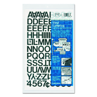 Chartpak Signage, 3/4 Inch High, Black