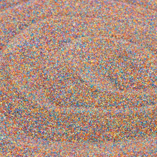 Colored Sand for Sand Art - Sand for Crafts - Vibrant Color Play Sand - Safe for Ages 3+ Fine Colorful Sand for Plants - Arts & Crafts for Kids 4 5 6 7 8 9 10 11 12 - 15 lb. Bottle, Bright Rainbow