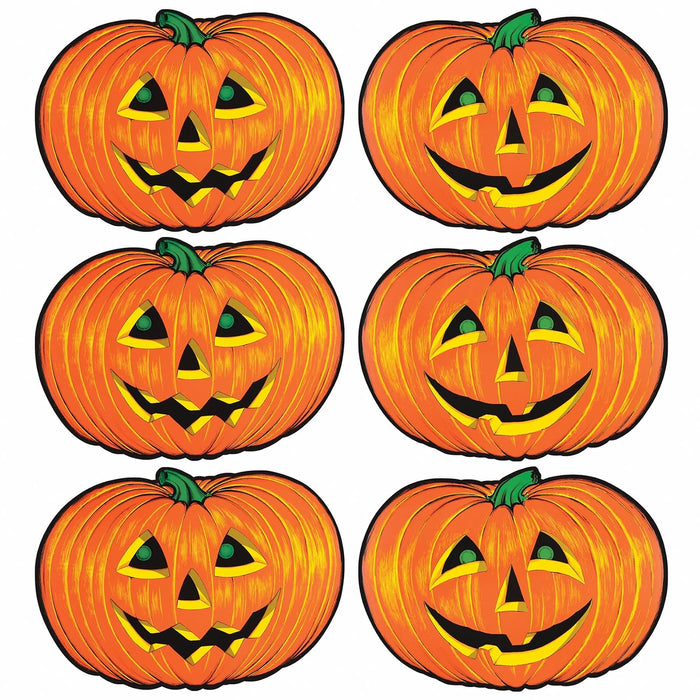 Beistle Decorative Cutout, 10" x 14", Orange/Yellow/Green