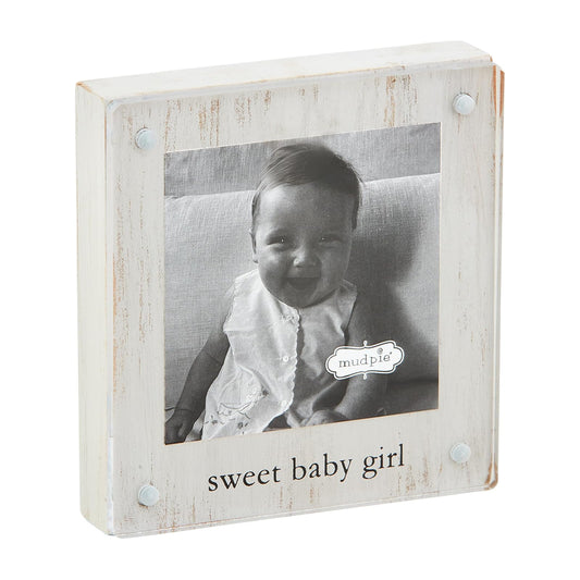 Mud Pie Picture Frame, No Size, WHITE