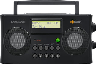 Sangean Radio, 16 HD AM/FM, Black