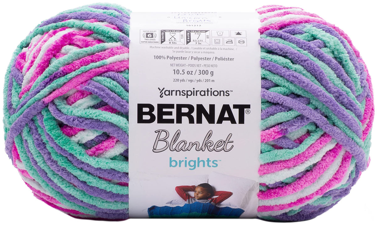 Bernat Yarn, 10.5 oz, Unicorn Bright