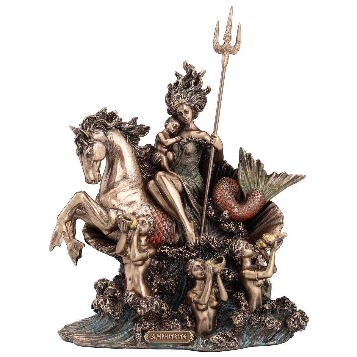 Veronese Design Figurine, 9 5/8 Inch, Bronze