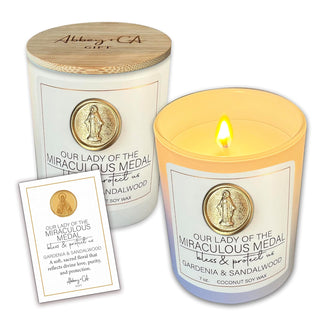 Cathedral Art Candle, White