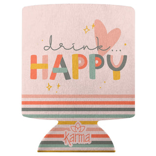 Karma Beverage Insulator, One Size, DRINK HAPPY