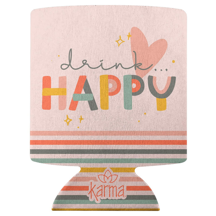 Karma Beverage Insulator, One Size, DRINK HAPPY