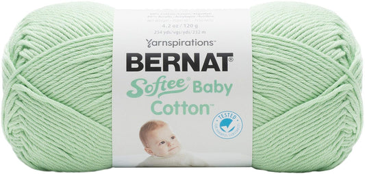 Spinrite Yarns (CA) Bernat Softee Baby Cotton Yarn, Jade Frost