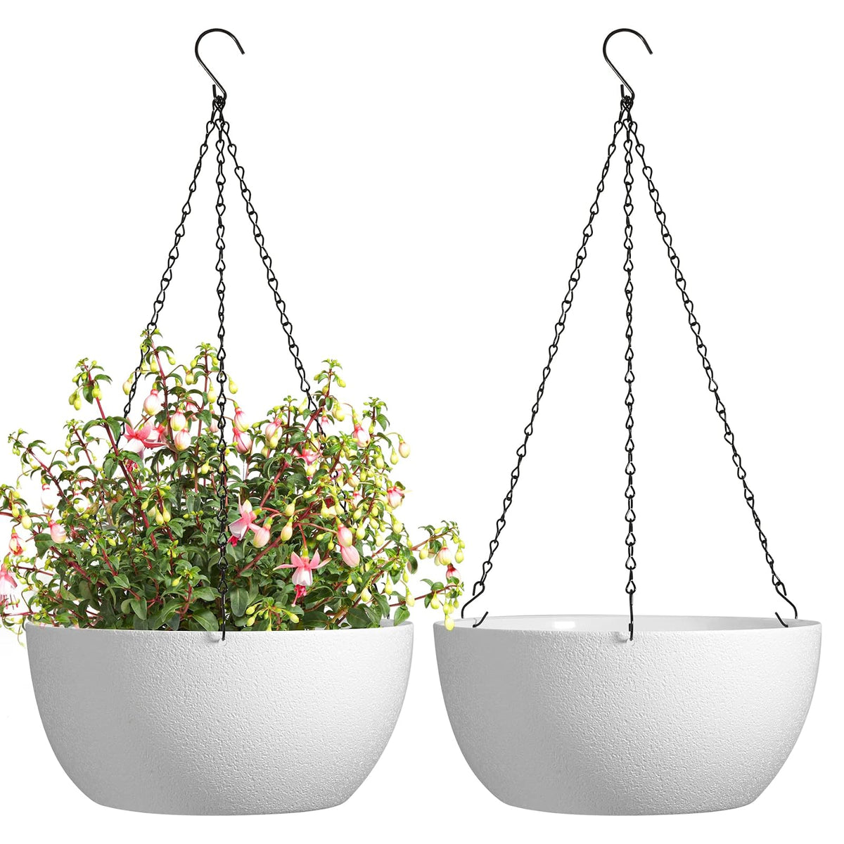 T4U Planter, 12 Inch, White