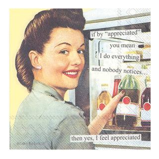 ihr SINCE 1977 Disposable Napkin, 5 x 5-Inches, Appreciated