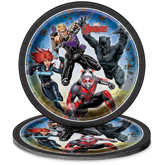 Unique Industries Avengers Round Dessert Party Paper Plates, 7", 8 Ct.