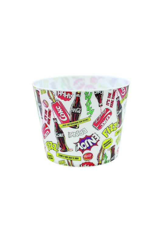 Tablecraft CC401 Coca-Cola Popcorn/Snack Bucket"Pop!", Red