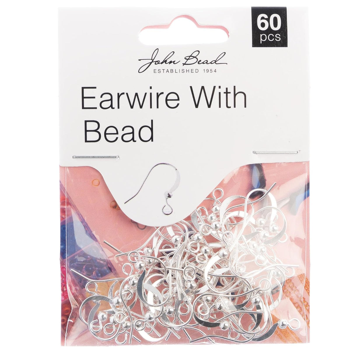 John Bead Jewelry Finding, 18 mm, silver