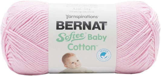 Spinrite Yarns (CA) Bernat Softee Baby Cotton YARN, Petal