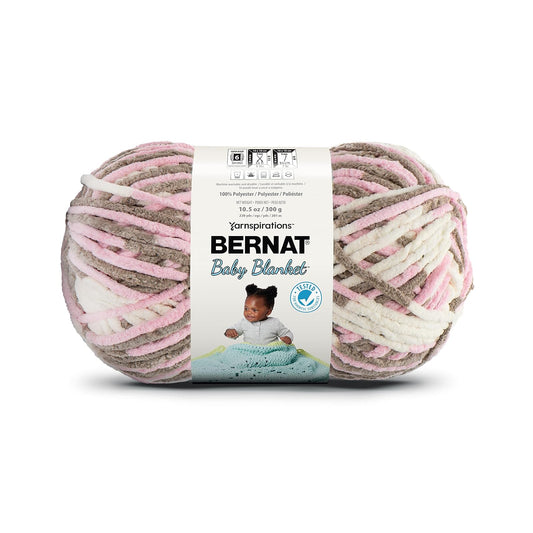 Spinrite Yarns (CA) Bernat Baby Blanket Big Ball Little Petunias