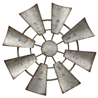 Kruenpeeper Creek Wind Spinner, Galvanized Metal
