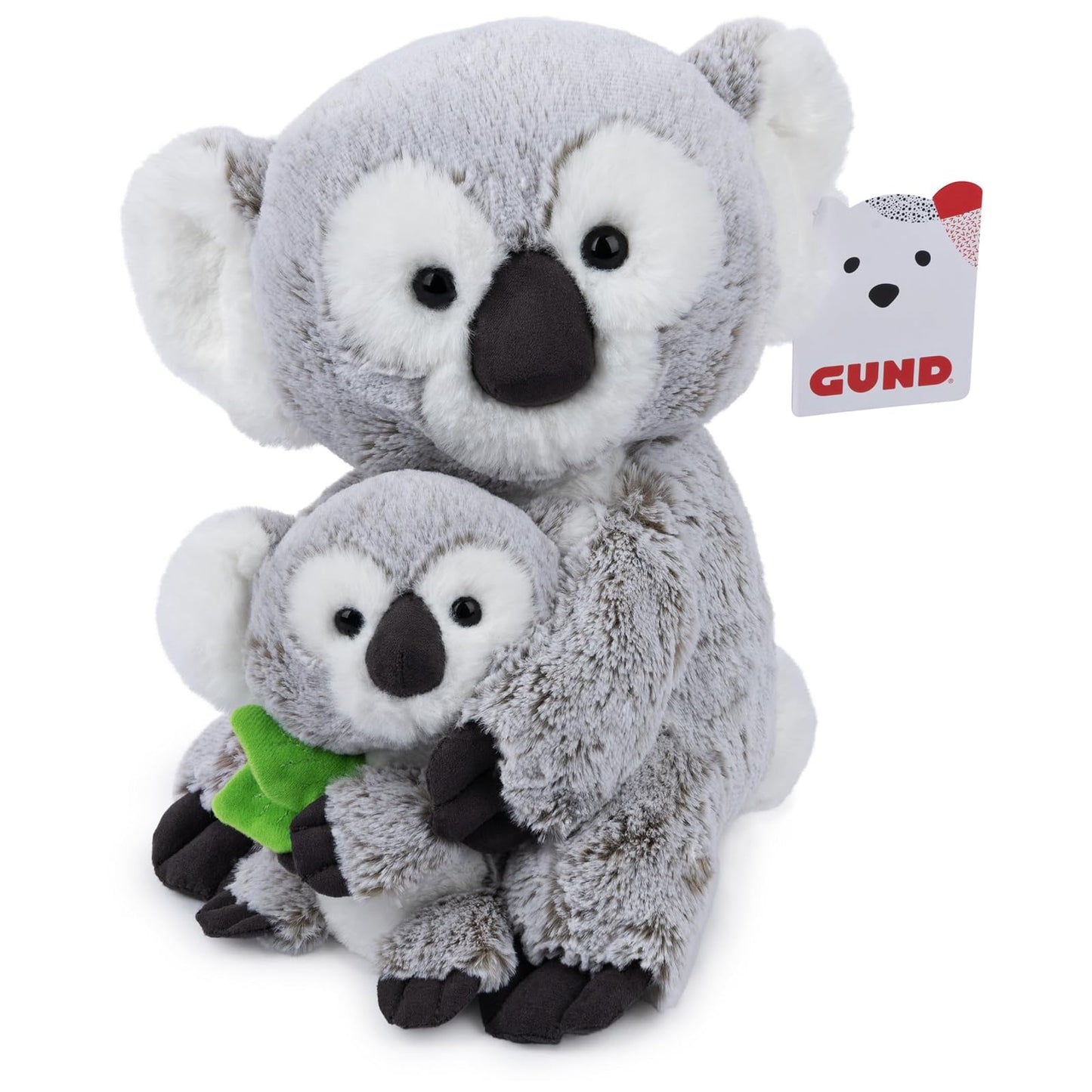 GUND Zozo The Koala Bear with Joey Plush, Stuffed Animal for Ages 1 and Up, Gray/White, 10‚Äù