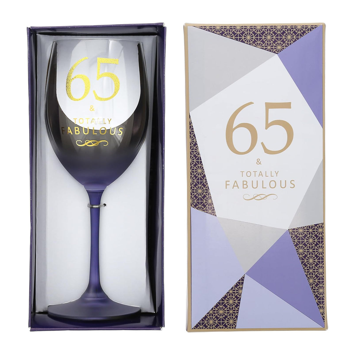 Pavilion Gift Company Drinking Cup, 19 Ounces, Purple and gold