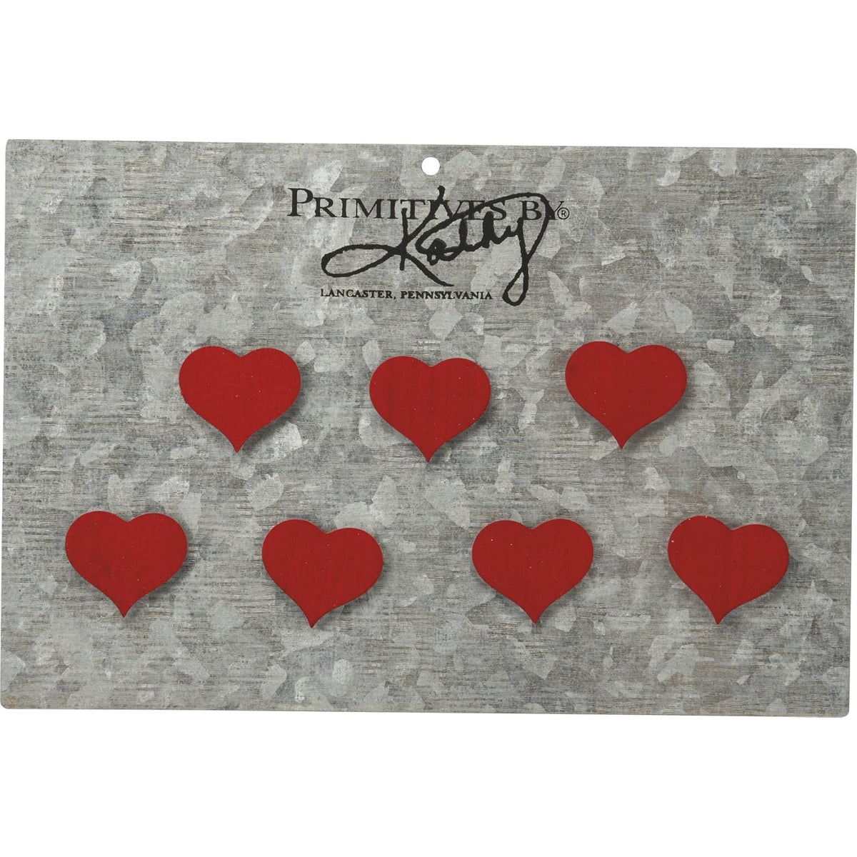 Primitives by Kathy Decorative Magnet, 1", Card: 6" x 4", Red