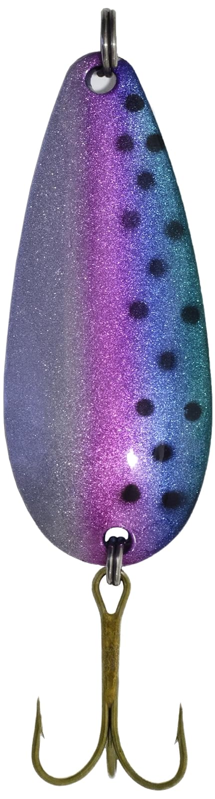 Adamsbuilt Sierra Spoon Hologram Lure, Rainbow Trout, 7/8-Ounce