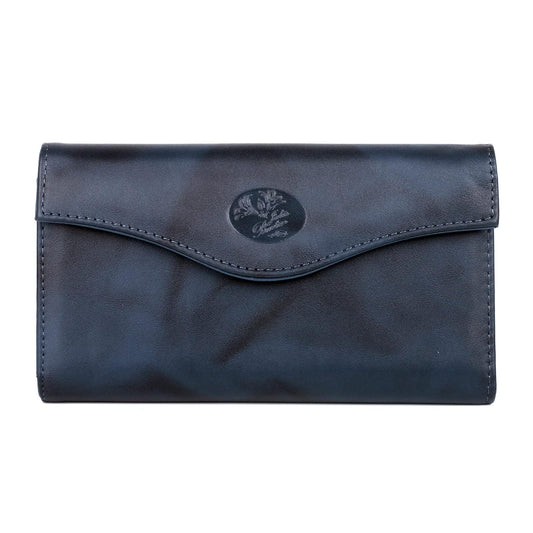 JYS Enterprise Julia Buxton Heiress Organizer Clutch Navy