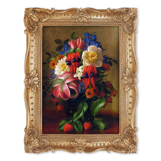 SIMON'S SHOP Picture Frame, 5x7, Gold - Baroque Bloom