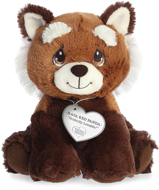 Aurora® Inspirational Precious Moments™ Raya Red Panda Stuffed Animal - Cherished Memories - Enduring Comfort - Brown 8.5 Inches