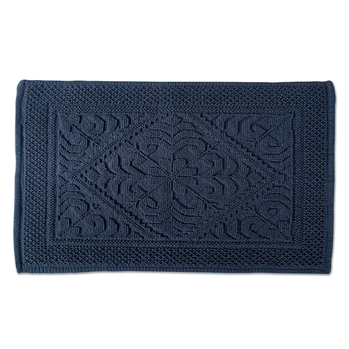 DII Rug, 1'8" x 2'7" (Rectangular), Navy Damask